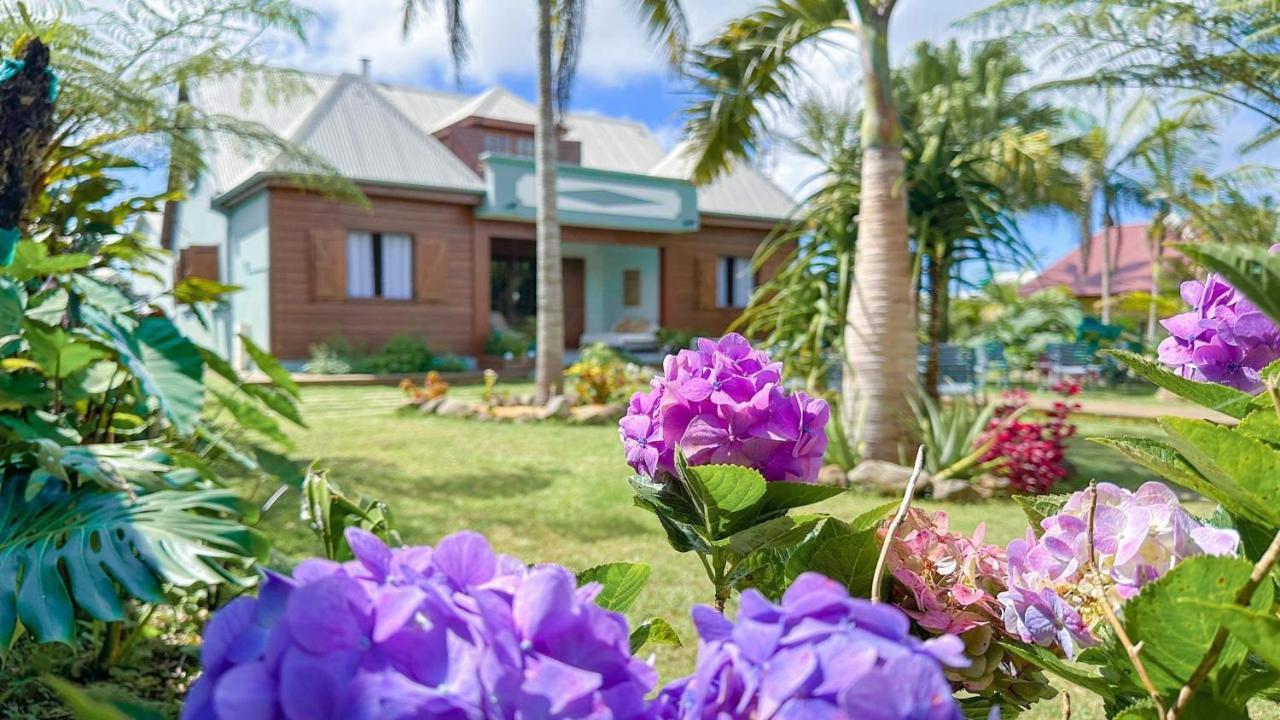 Magnifique Villa Creole Villa Ti Bout Bois Avec Cheminee Au Tevelave Les Avirons Buitenkant foto