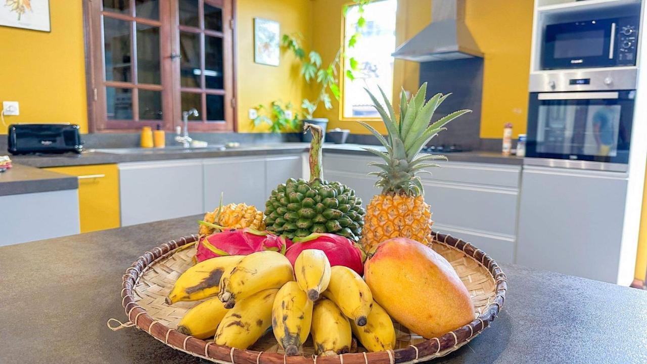 Magnifique Villa Creole Villa Ti Bout Bois Avec Cheminee Au Tevelave Les Avirons Buitenkant foto